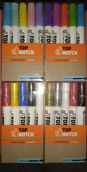 SOLD!!!DO NOT BUY THESE 4pks of Top Notch Paint Markers - Picture 2 of 2